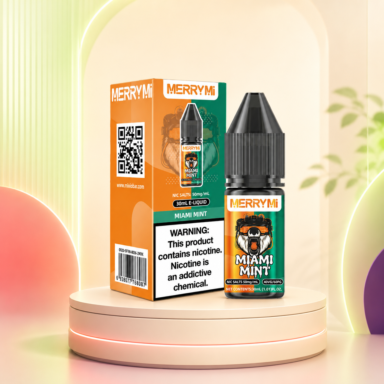 MerryMi Salts 30 ml Nikotinsalz Miami Mint